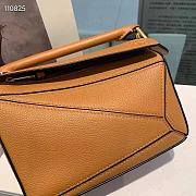 Loewe Puzzle Bag Soft Light Brown Calfskin Size 18*12.5*8cm - 5