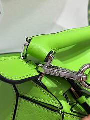 Loewe Puzzle Bag Soft Green Calfskin Size 18*12.5*8cm - 4