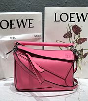 Loewe Puzzle Bag Soft Pink Calfskin Size 18*12.5*8cm - 1
