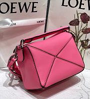 Loewe Puzzle Bag Soft Pink Calfskin Size 18*12.5*8cm - 3