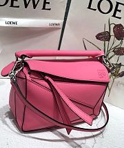 Loewe Puzzle Bag Soft Pink Calfskin Size 18*12.5*8cm - 4