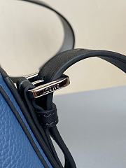 Goya Backpack In Blue Soft Grained Calfskin Size 33x44.5x19 cm - 5