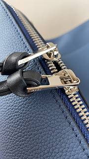 Goya Backpack In Blue Soft Grained Calfskin Size 33x44.5x19 cm - 2
