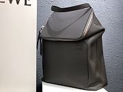 Goya Backpack In Black Grey Soft Grained Calfskin Size 33x44.5x19 cm - 5