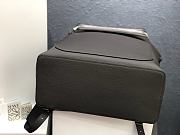 Goya Backpack In Black Grey Soft Grained Calfskin Size 33x44.5x19 cm - 4
