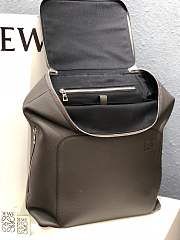 Goya Backpack In Black Grey Soft Grained Calfskin Size 33x44.5x19 cm - 3