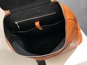 Goya Backpack In Brown Soft Grained Calfskin Size 33x44.5x19 cm - 5