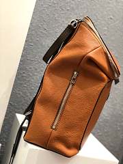 Goya Backpack In Brown Soft Grained Calfskin Size 33x44.5x19 cm - 4
