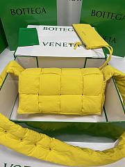 Bottega Veneta Tech Cassette Padded Bag Yellow 628951 Size 30cm*15cm*7.5cm - 1