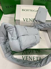 Bottega Veneta Tech Cassette Padded Bag Light Grey 628951 Size 30cm*15cm*7.5cm - 2