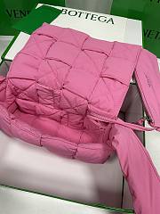Bottega Veneta Tech Cassette Padded Bag Pink 628951 Size 30cm*15cm*7.5cm - 2
