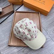 LV Hat 21 Pink&White - 4
