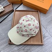 LV Hat 21 Pink&White - 2