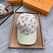 LV Hat 21 Pink&White - 3