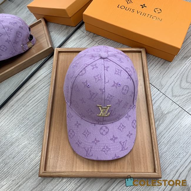 LV Hat 21 Purple - 1