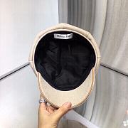 Dior Octagonal Cap Hat Creme - 6