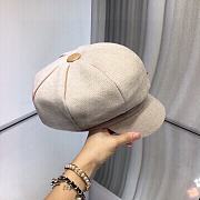 Dior Octagonal Cap Hat Creme - 5