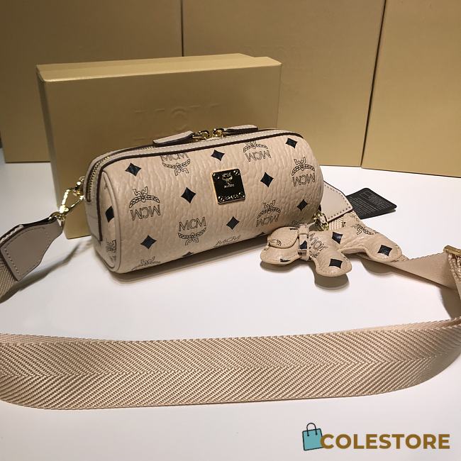 MCM Print Crossbody Bag Size 8.5X10.5X18.5cm - 1