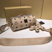 MCM Print Crossbody Bag Size 8.5X10.5X18.5cm - 2