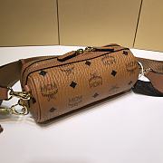 MCM Print Crossbody Bag In Brown Size 8.5X10.5X18.5 - 5