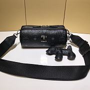 MCM Print Crossbody Bag In Black Size 8.5X10.5X18.5 - 1