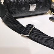 MCM Print Crossbody Bag In Black Size 8.5X10.5X18.5 - 3