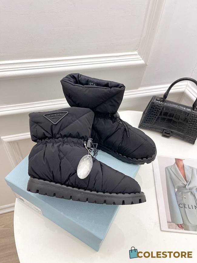 Prada Padded Nylon Booties - 1