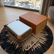 Louis Vuitton Monogram Empreinte Silver Suitcase Size 38 x 55 x 21cm - 4
