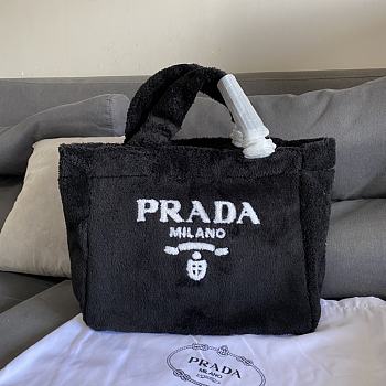 Prada Terry Fabric Tote Bag Size 40×34×16cm