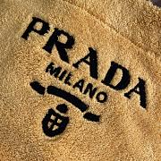 Prada Terry Fabric Tote Bag Yellow Size 40×34×16cm - 3