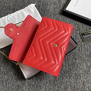 Gucci GG Marmont WOC In Red Size 20x 13x 6cm - 6