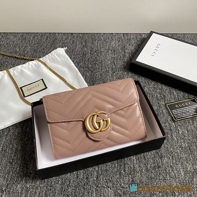 Gucci GG Marmont WOC In Beige Size 20x 13x 6cm - 1