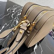 Prada Camera Crossbody Bag Brown 1BH082 Size 22X15X9cm - 4