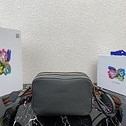 Prada Camera Crossbody Bag Grey 1BH082 Size 22X15X9cm - 2