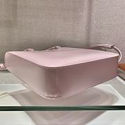 Prada Brush Leather Tote Bag Pink 1BA330 Size 24x22x6cm - 2