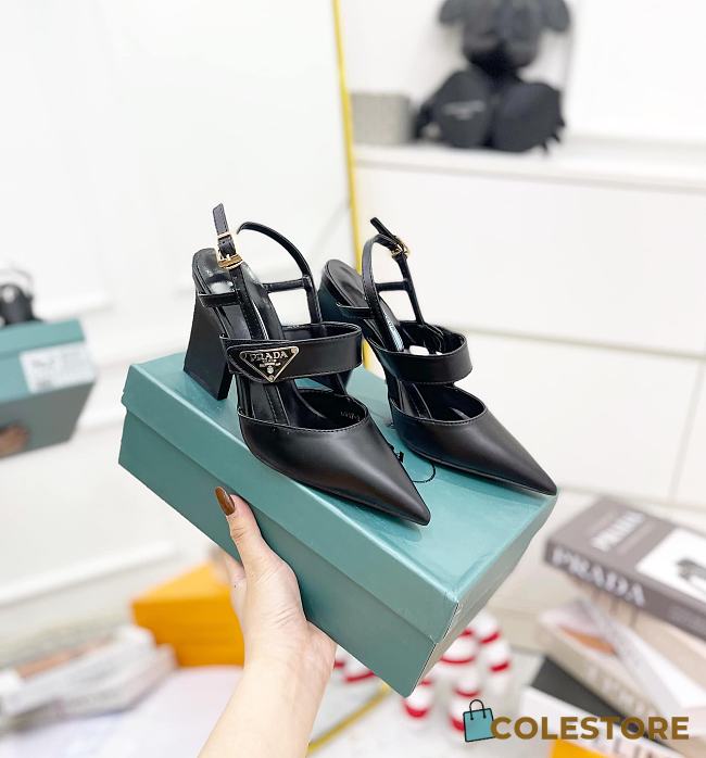 Prada Patent Leather Slingbacks - 1