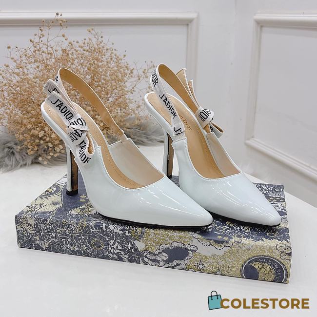 Dior J'adior Slingback Pump White  - 1