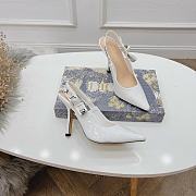 Dior J'adior Slingback Pump White  - 6