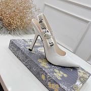 Dior J'adior Slingback Pump White  - 5