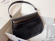 Prada Shoulder Bag Crocodile Pattern Size 23x17x4cm - 5