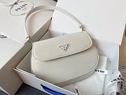Prada Shoulder Bag Crocodile Pattern White Size 23x17x4cm - 6
