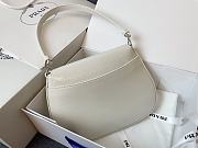 Prada Shoulder Bag Crocodile Pattern White Size 23x17x4cm - 5