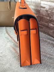 Hermes Man Bussiness And Briefcase In Orange - 5