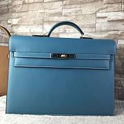 Hermes Man Bussiness And Briefcase In Blue - 1