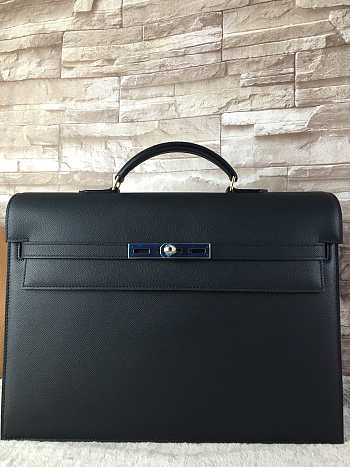 Hermes Man Bussiness And Briefcase In Black