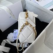 Chanel Mini Camera Case Light White AS2856 18x14x7cm - 2