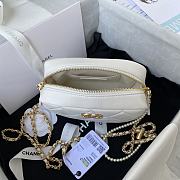 Chanel Mini Camera Case Light White AS2856 18x14x7cm - 4