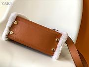 Louis Vuitton On My Side PM Bag Shearling M58918 Size 25cm - 4