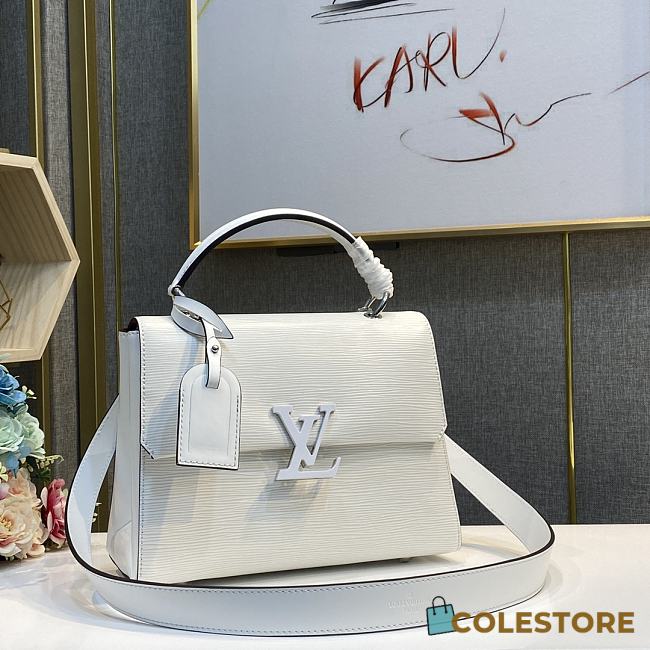 Louis Vuitton Grenelle PM Epi Grained Leather In White M53694 26cm - 1