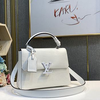 Louis Vuitton Grenelle PM Epi Grained Leather In White M53694 26cm